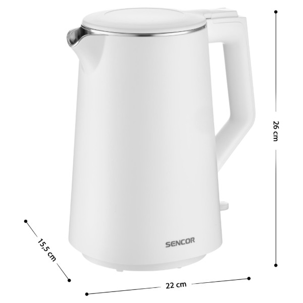 Фото - Электрический чайник Sencor SWK 0550WH